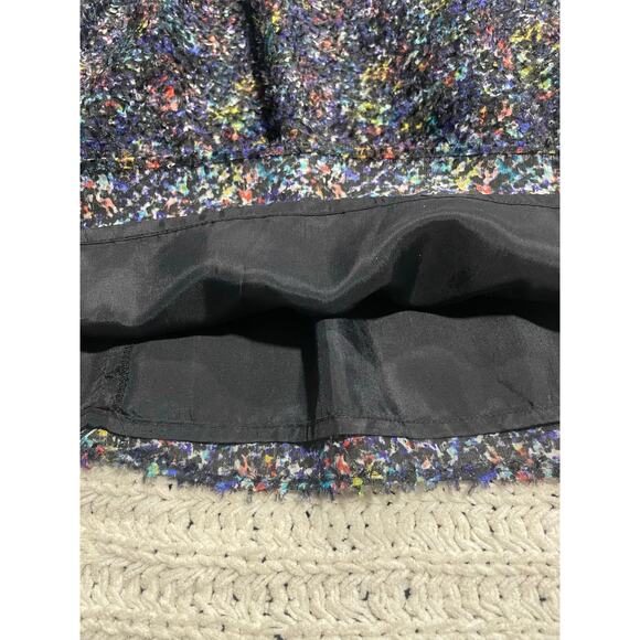 NWT BCBGeneration Sleeveless Dress Tiered Ruffled Womens Sz 4 Black Multicolored - Picture 8 of 14